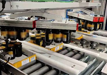 planos aspirantes Kenos manipulando botes de aceitunas