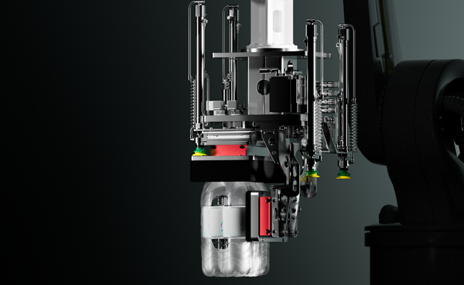 Robot palletizing