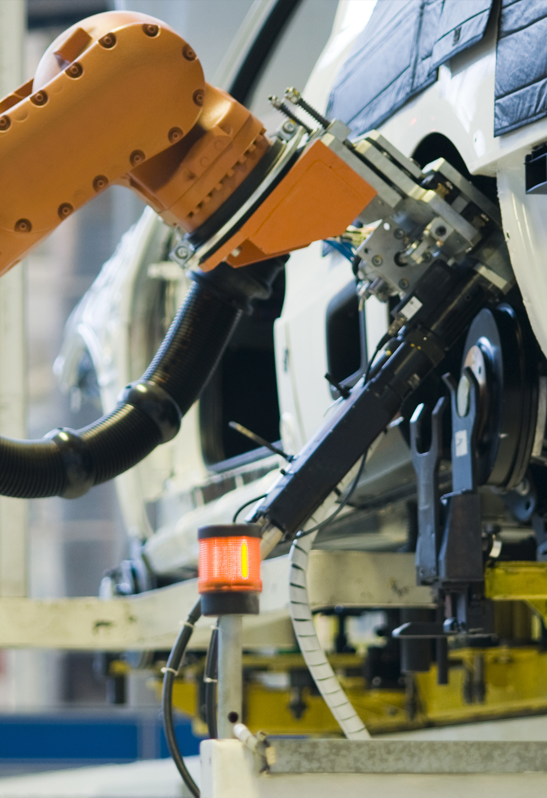 Bild som visar bilindustrin