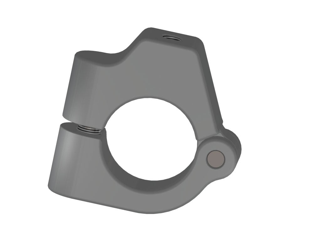 KSK25-40-Ö-M10 Clamp foldable Ø40, with eyelet thread - 1