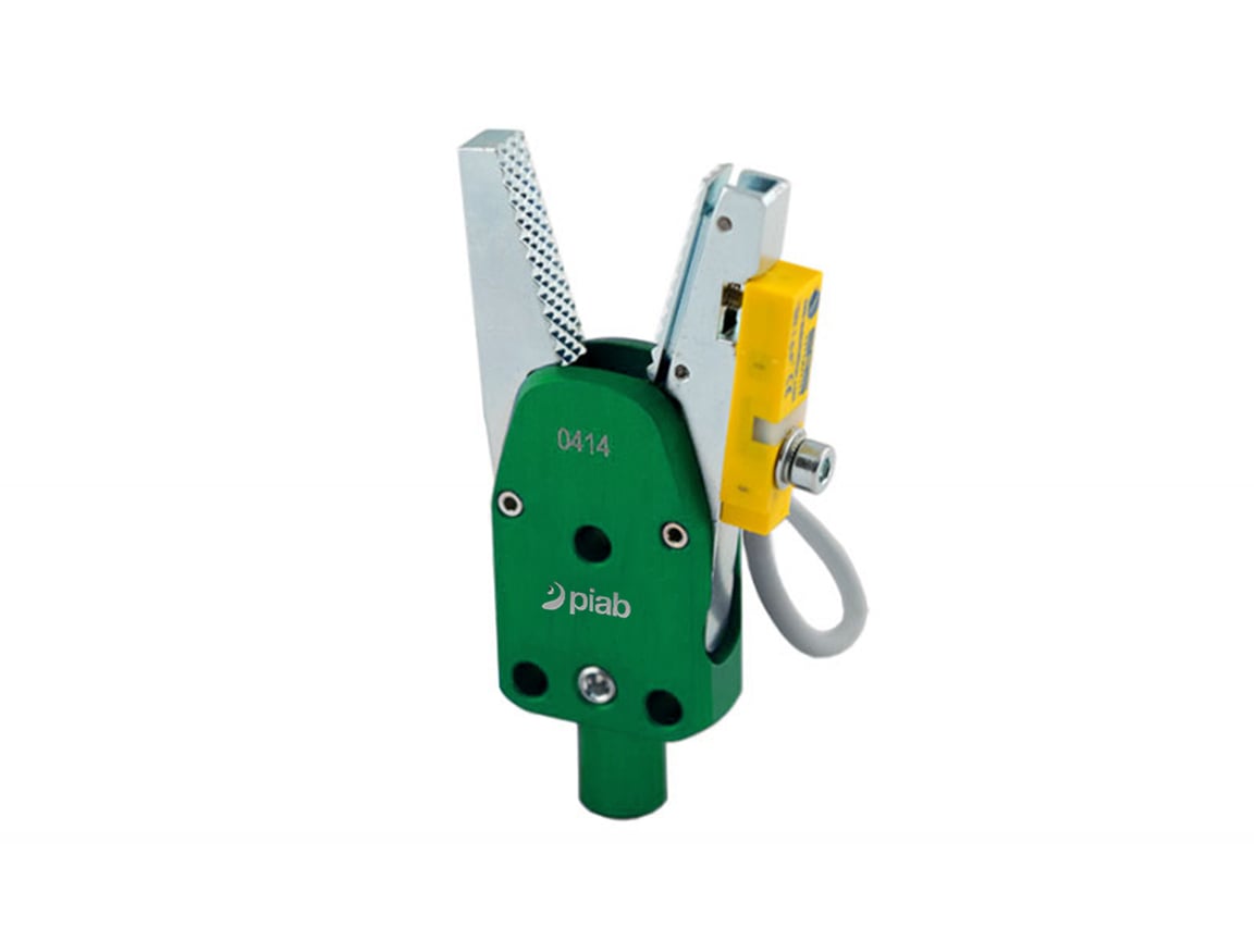 GRZ 10-10 C-P Greifzange mit gerändelten Klemmbacken und PNP-Sensor - 1