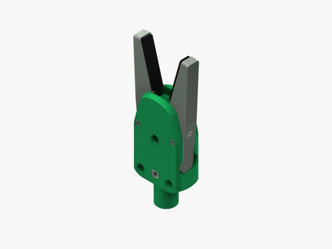 GRZ 10-10 NP Part/Sprue Gripper with Padded Jaw - 1