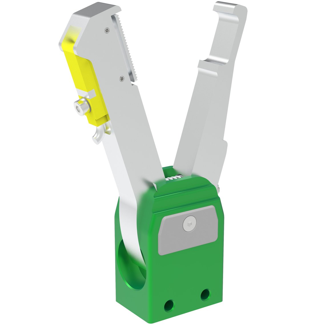 GZK20-41-91 Greifzange kompakt mit langer Konturbacke und Sensorbacke (großer einstellbarer Öffnungsweg)