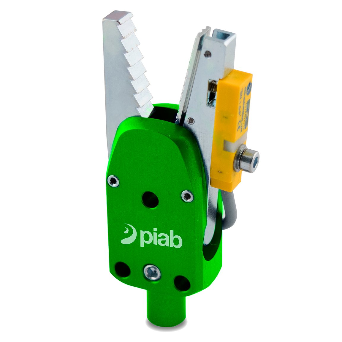 GRZ 10-12 STC-N8 Greifzange mit Sägezahnbacken mit NPN-Sensor mit Stecker - 1