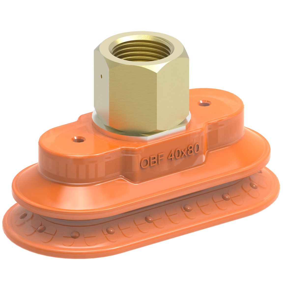 Suction cup OBF40X80P Polyurethane 60, G3/8" female - 1
