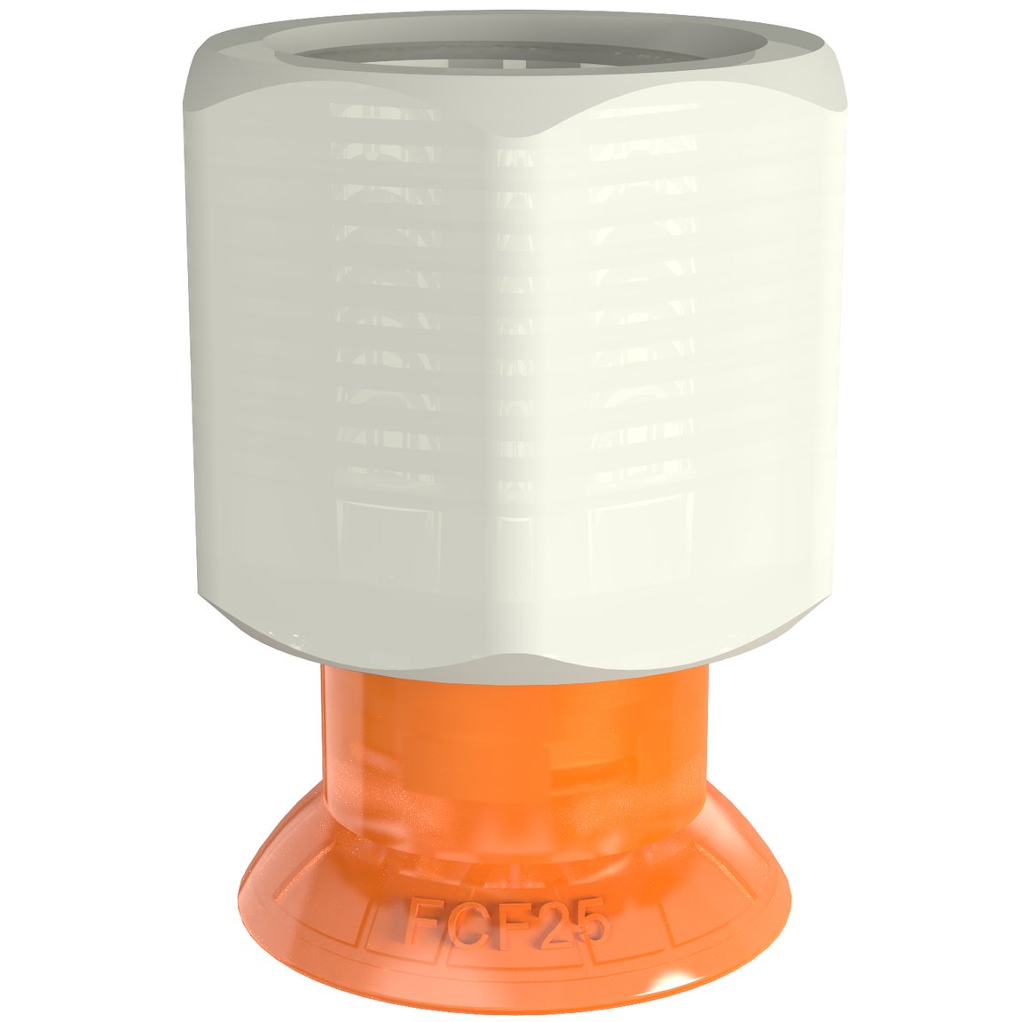 Suction cup FCF25P Polyurethane 55/60, G3/8" female plastic - 1