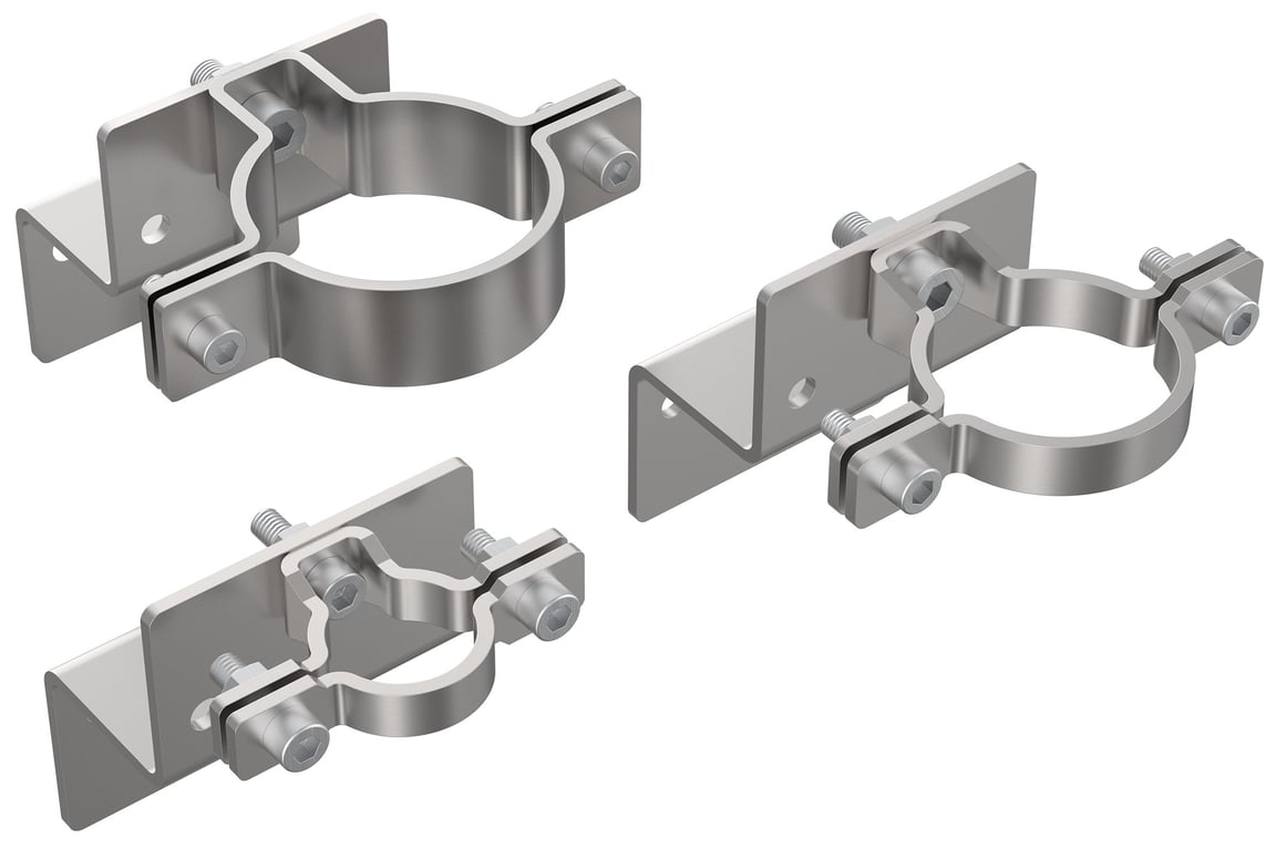 Clamp bracket for air inlet filters