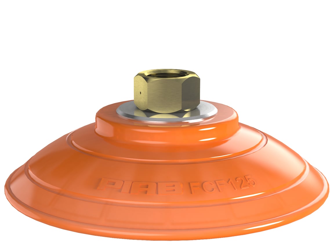 Suction cup FCF125P Polyurethane 55/60, G3/8" female