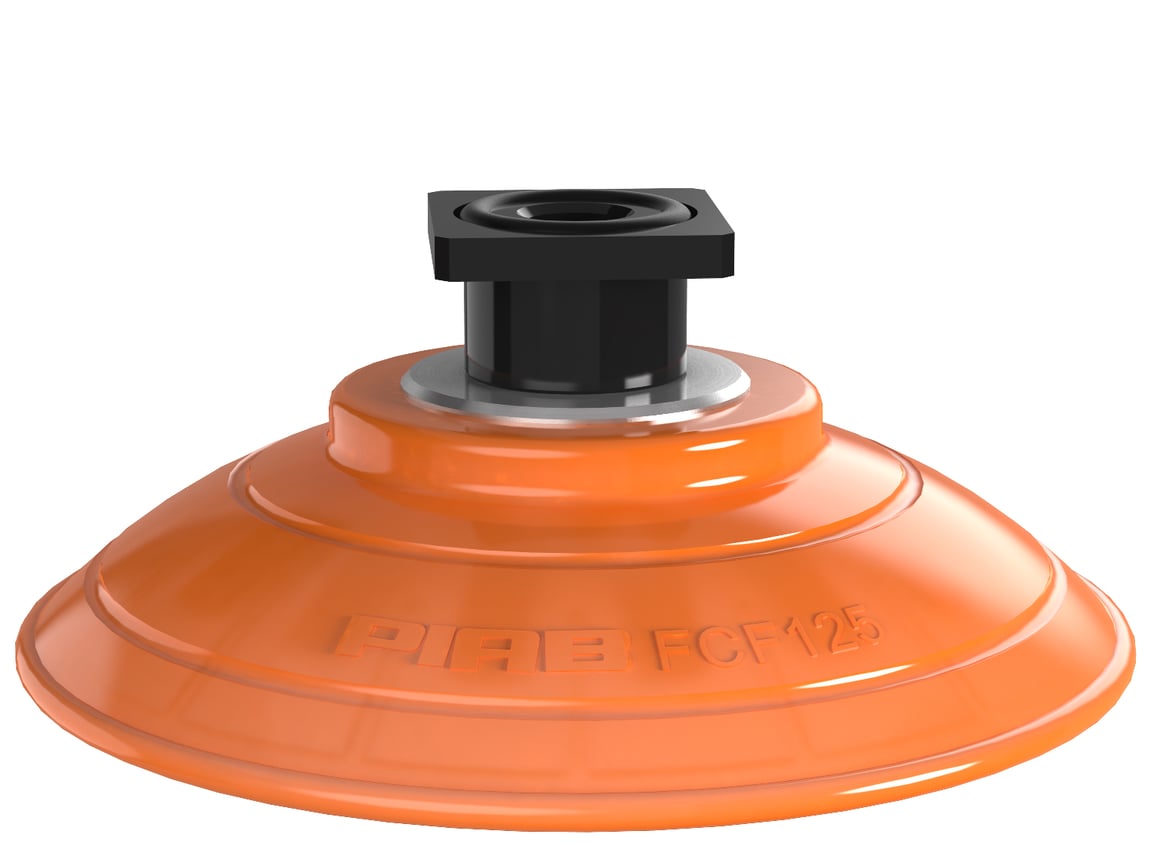 Suction cup FCF125P Polyurethane 55/60, T-slot, with mesh filter