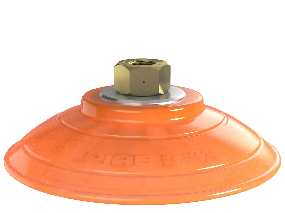 Suction cup FCF125P Polyurethane 55/60, G1/4" female