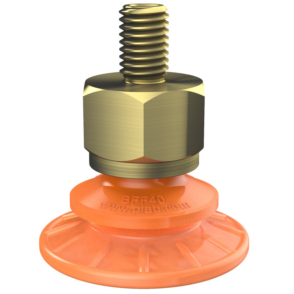 Suction cup BFF40P Polyurethane 55/60, M10x1.5 male