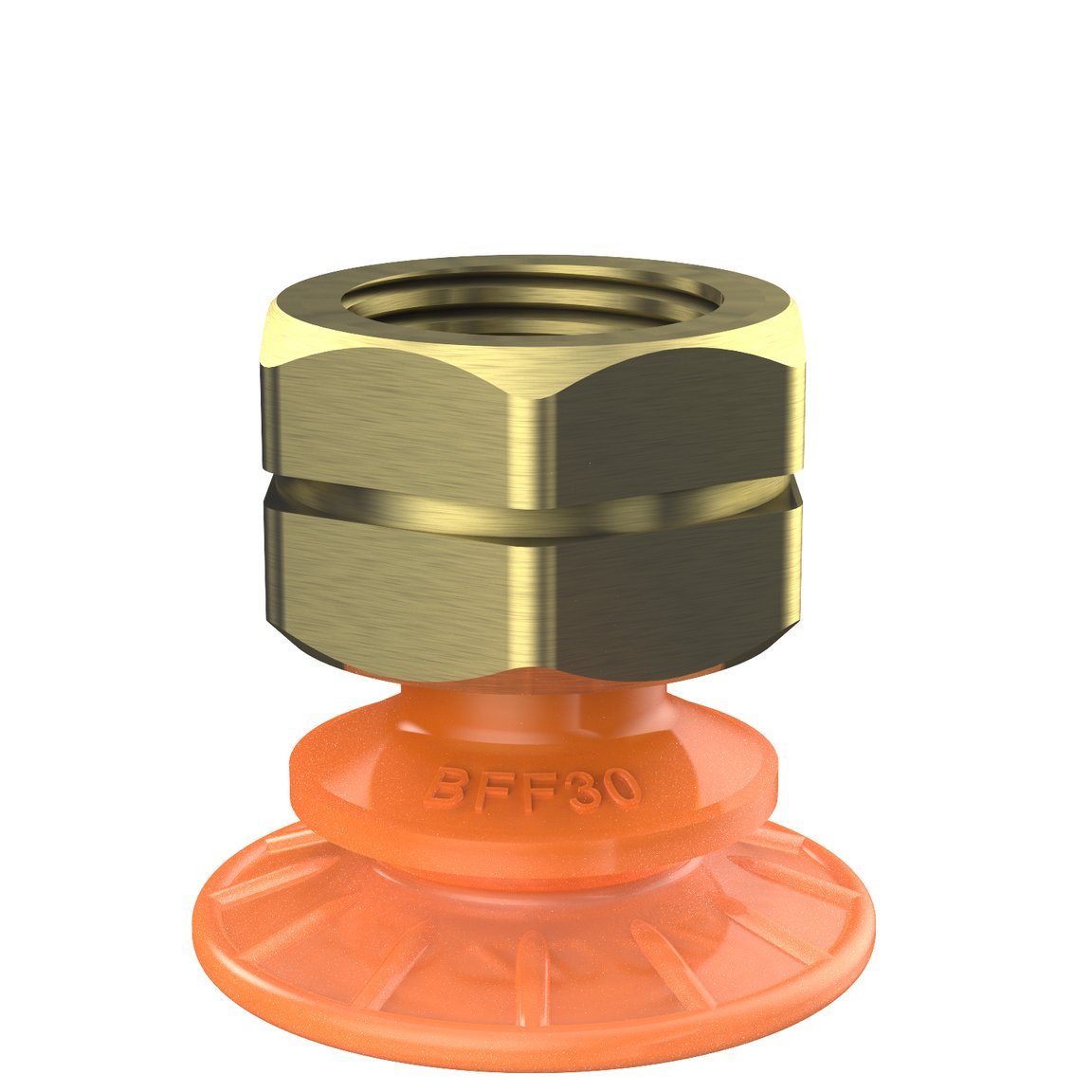 Suction cup BFF30P Polyurethane 55/60, 3/8" NPT female - 1