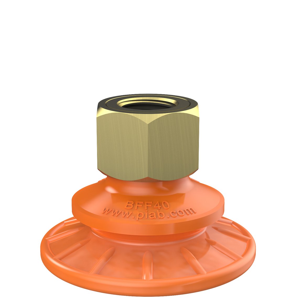 Suction cup BFF40P Polyurethane 55/60, G1/4" female