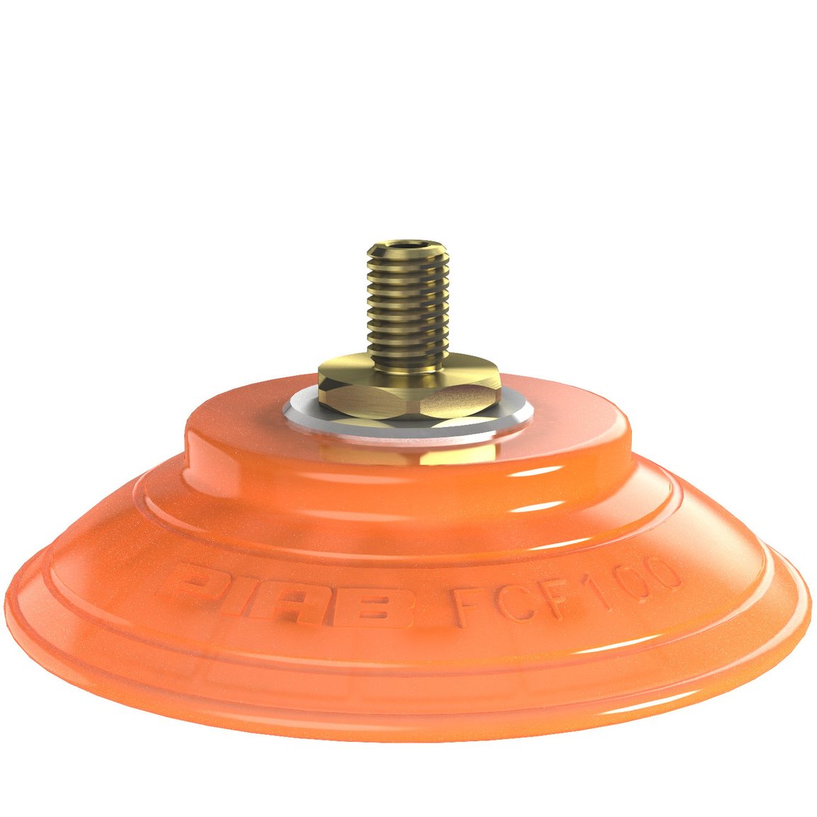 Suction cup FCF100P Polyurethane 55/60, M10x1.5 male