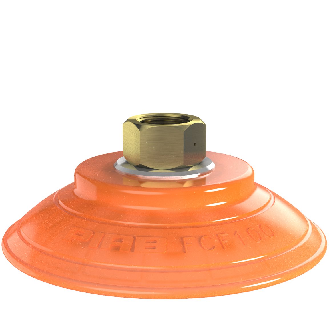 Suction cup FCF100P Polyurethane 55/60, G3/8" female