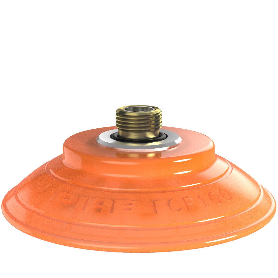 Suction cup FCF100P Polyurethane 55/60 G3/8" male, with mesh filter - 1