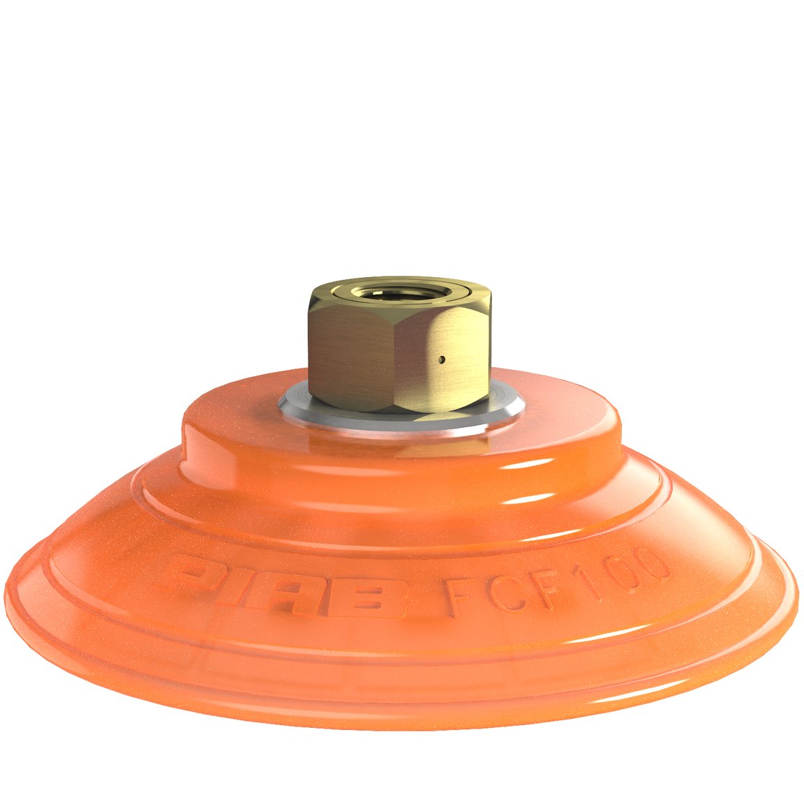 Suction cup FCF100P Polyurethane 55/60, G1/4" female - 1