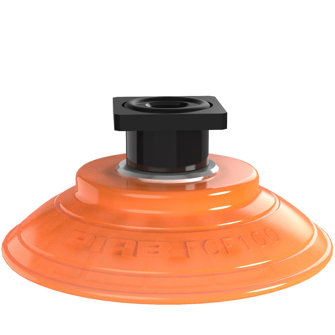 Suction cup FCF100P Polyurethane 55/60, T-slot, with mesh filter
