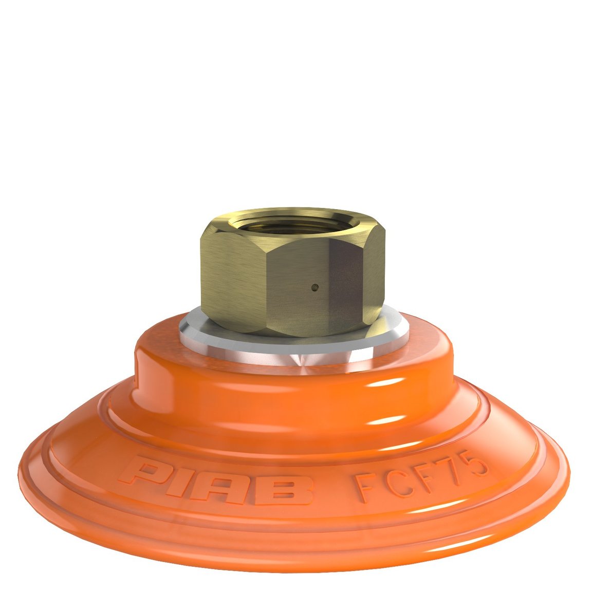 Suction cup FCF75P Polyurethane 55/60, G3/8" female - 1