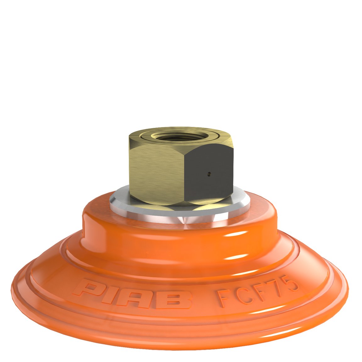 Suction cup FCF75P Polyurethane 55/60, G1/4" female - 1
