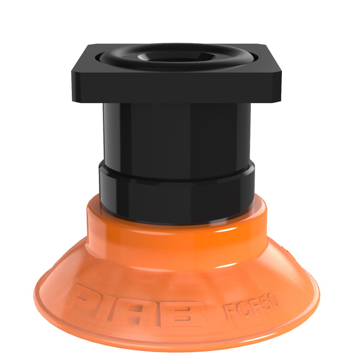 Suction cup FCF50P Polyurethane 55/60, T-slot, with mesh filter