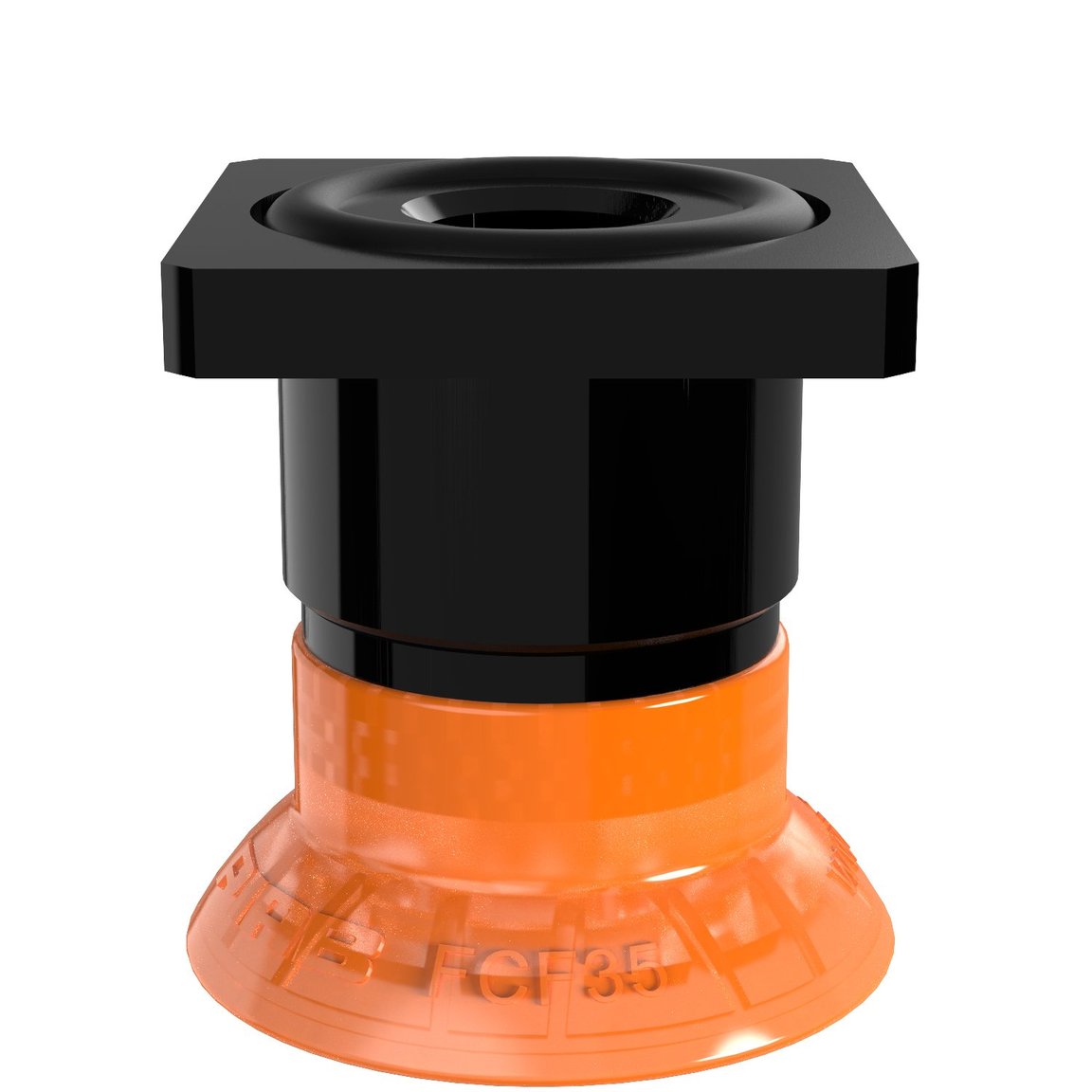 Suction cup FCF35P Polyurethane 55/60, T-slot, with mesh filter
