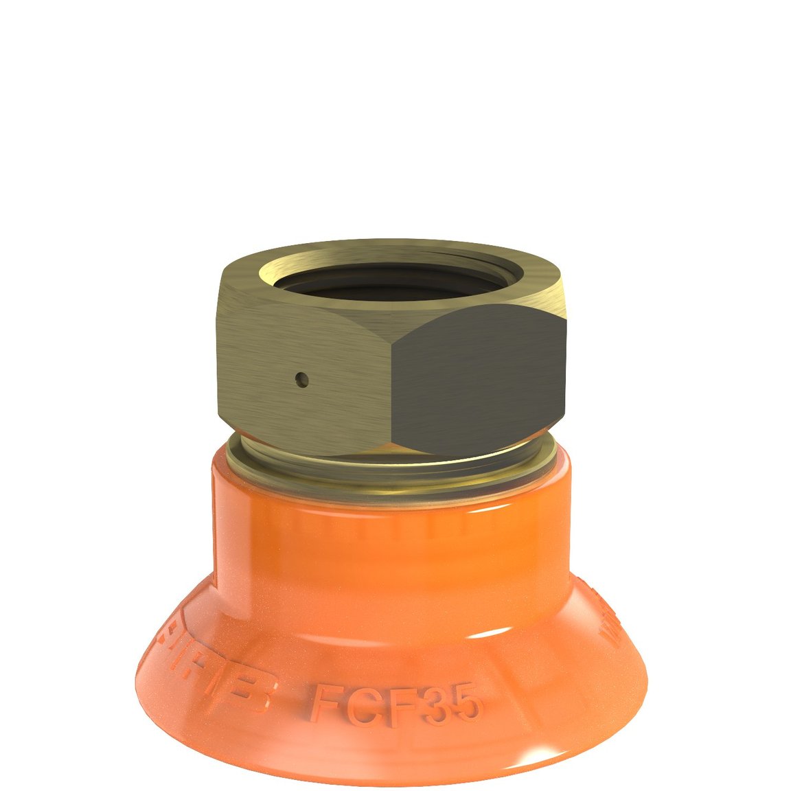 Ventosa FCF35P Poliuretano 55/60, G3/8" femmina - 1