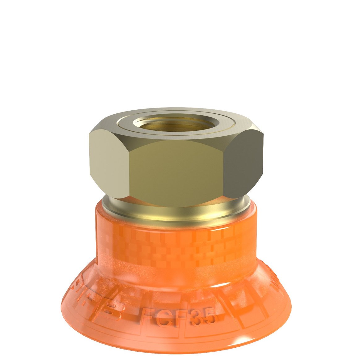 Suction cup FCF35P Polyurethane 55/60, G1/4" female - 1