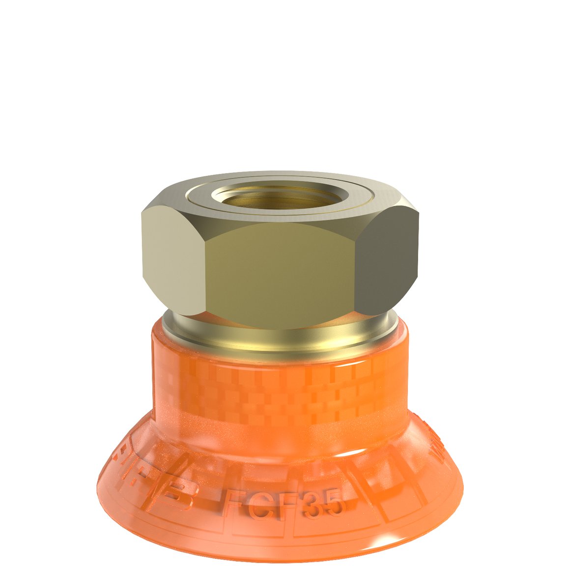 Suction cup FCF35P Polyurethane 55/60, G1/4" female - 1
