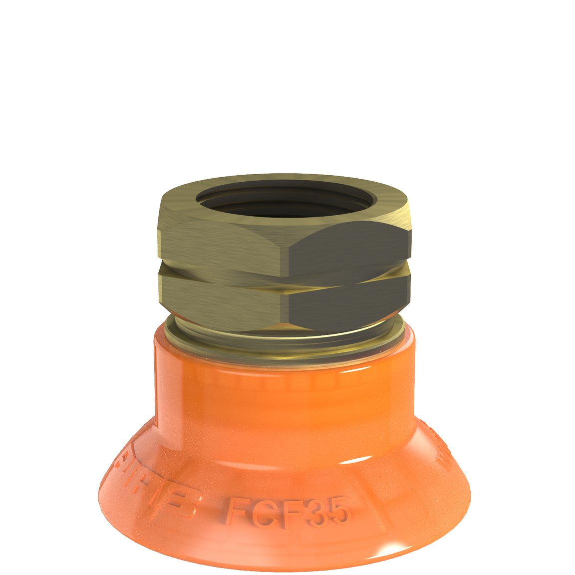 Przyssawka FCF35P Poliuretan 55/60, 3/8" NPT żeński - 1
