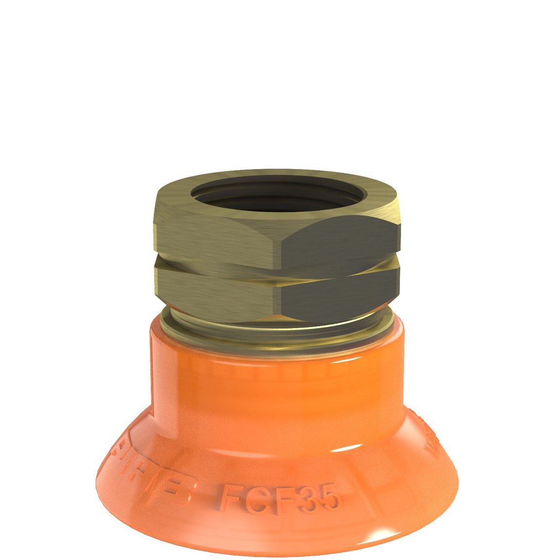 Suction cup FCF35P Polyurethane 55/60, 3/8" NPT female - 1