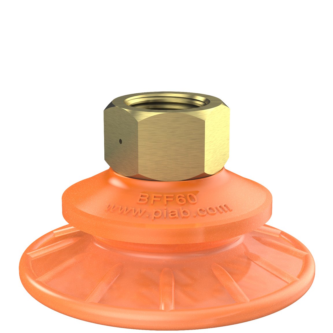 Suction cup BFF60P Polyurethane 55/60, G3/8" female - 1