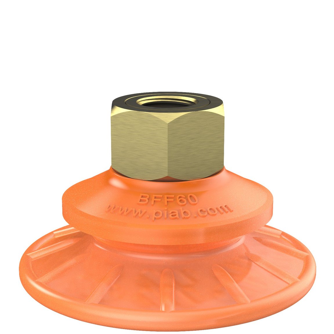 Suction cup BFF60P Polyurethane 55/60, G1/4" female - 1
