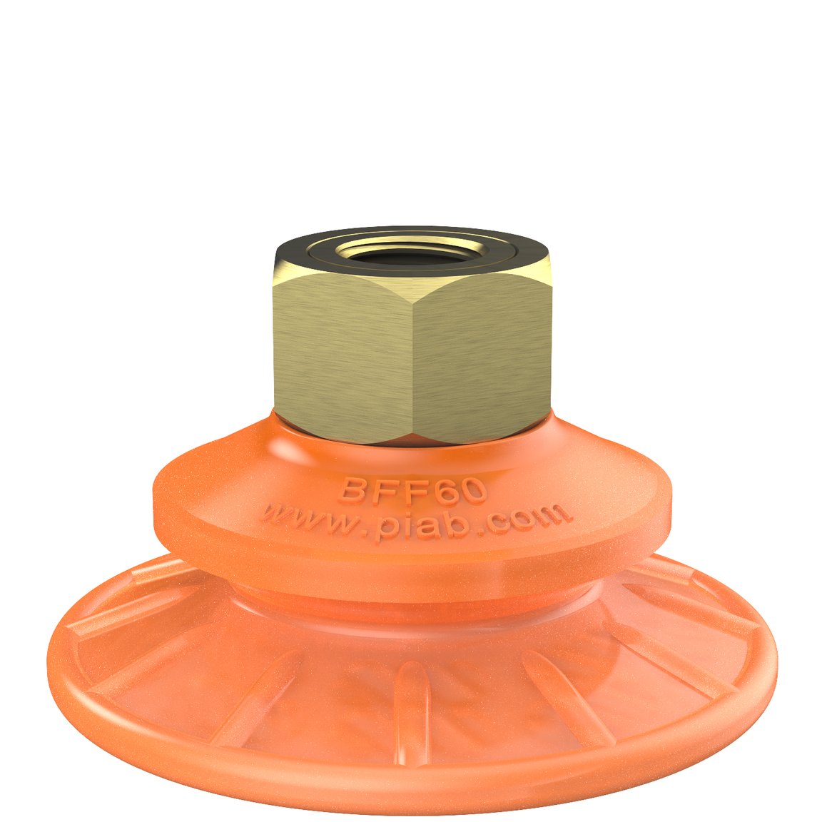Suction cup BFF60P Polyurethane 55/60, G1/4" female - 1