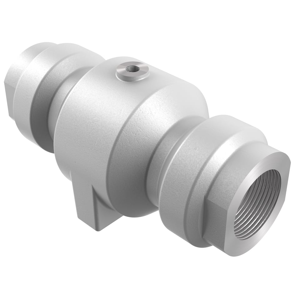 Pinch valve DN40 (8 bar) internal thread