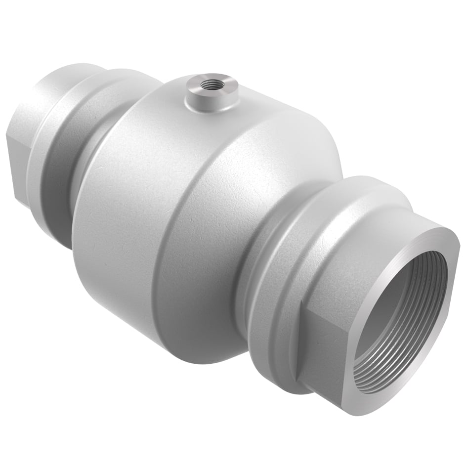 Pinch valve DN65 (8 bar) internal thread