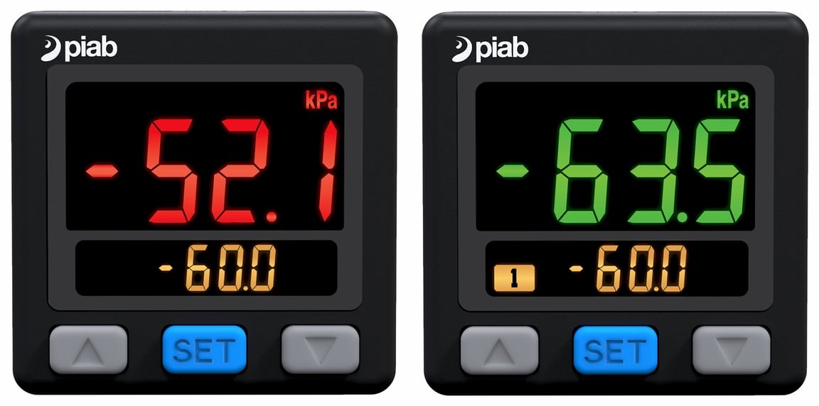 Vacuum switch 3-color digital display M8 - 1