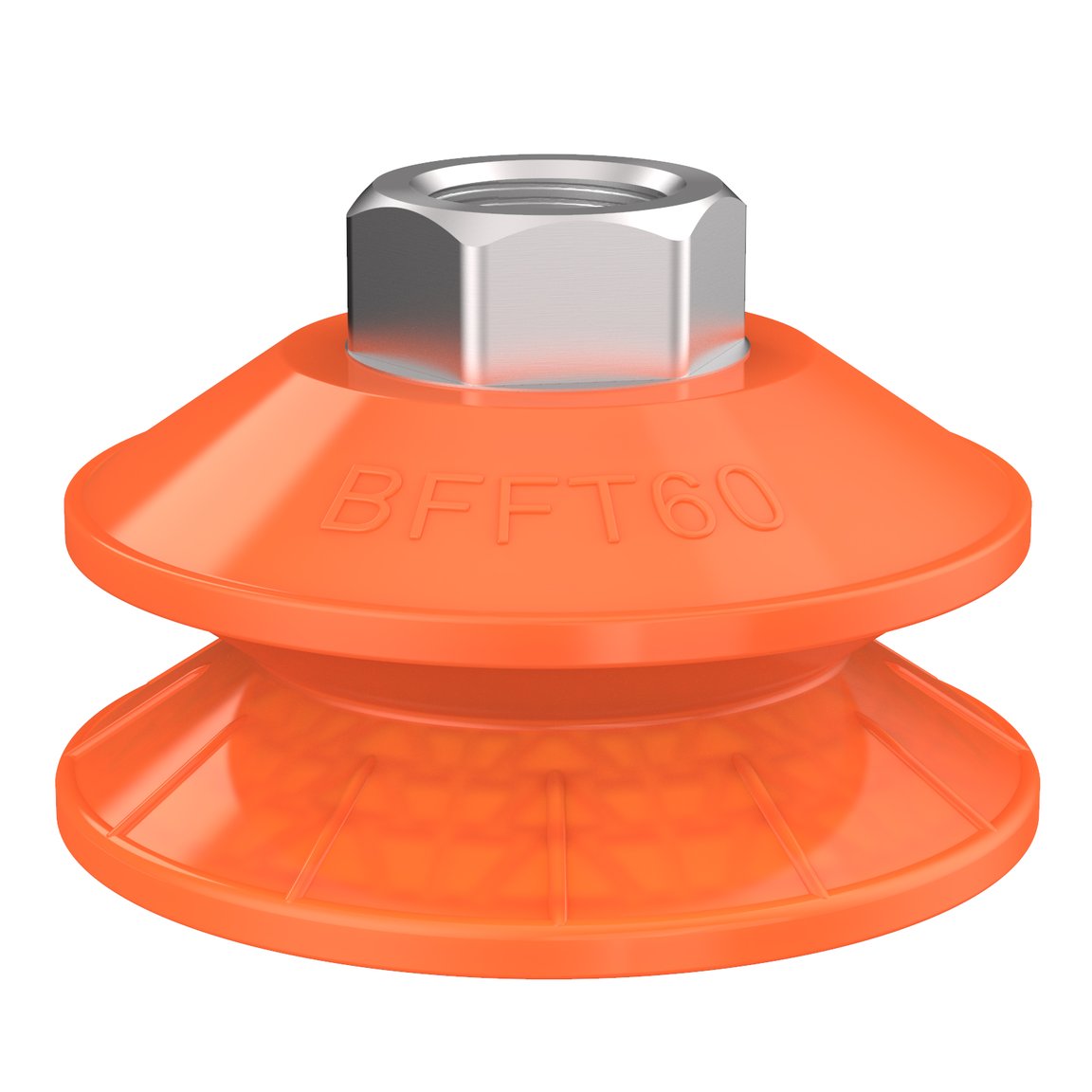 Suction cup BFFT60P-2 Polyurethane 60/60/30, G3/8" female, with mesh filter - 1