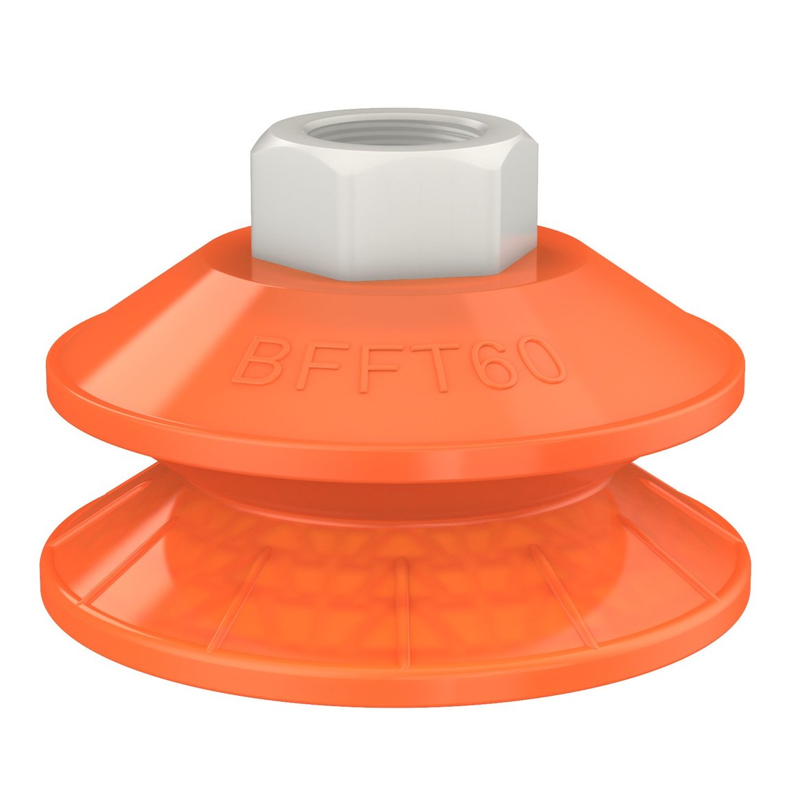 Suction cup BFFT60P-2 Polyurethane 60/60/30, G3/8" female plastic - 1