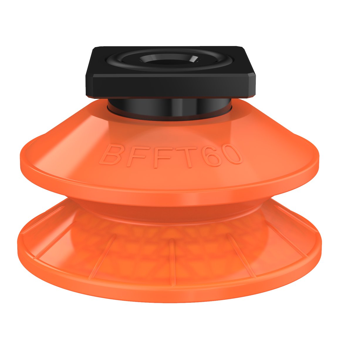 Suction cup BFFT60P-2 Polyurethane 60/60/30, T-slot, with mesh filter