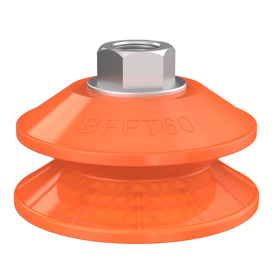Suction cup BFFT60P-2 Polyurethane 60/60/30, G1/4" female, with mesh filter - 1