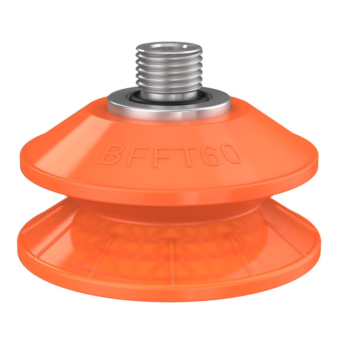 Suction cup BFFT60P-2 Polyurethane 60/60/30 G1/4" male with mesh filter - 1