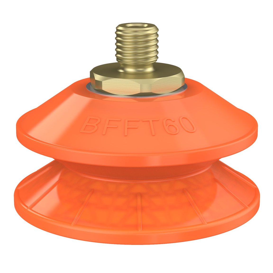 Suction cup BFFT60P-2 Polyurethane 60/60/30 M10x1,5 male with mesh filter - 1