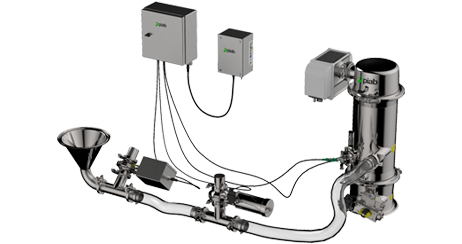 piFLOW®p SMART - solution for automatic vacuum conveying