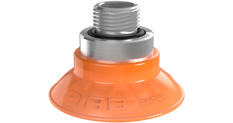 Flat concave suction cups