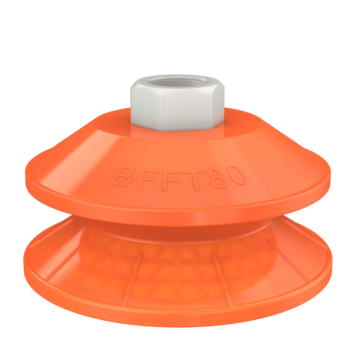 Suction cup BFFT80P-2 Polyurethane 60/60/30, G3/8" female plastic - 1