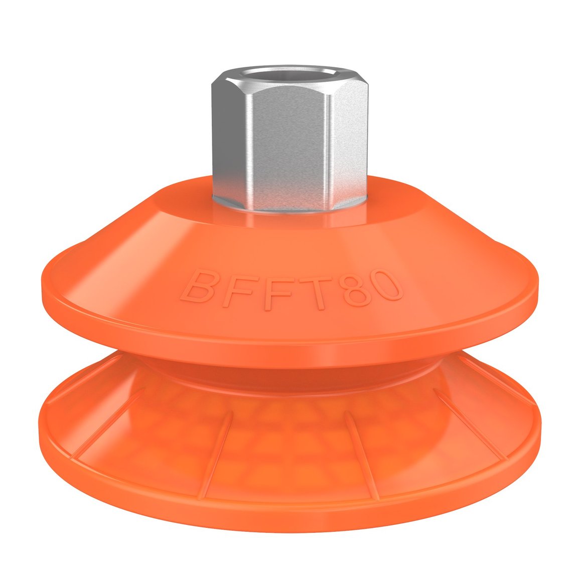 Suction cup BFFT80P-2 Polyurethane 60/60/30 G3/8" female with mesh filter 17 mm thread - 1