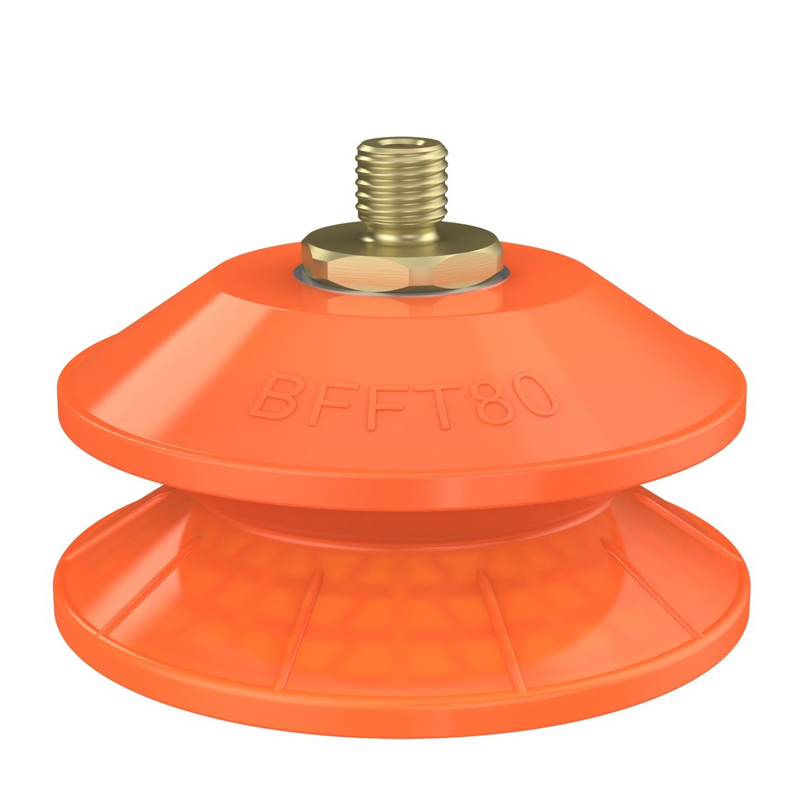 Suction cup BFFT80P-2 Polyurethane 60/60/30 M10x1,5 male with mesh filter