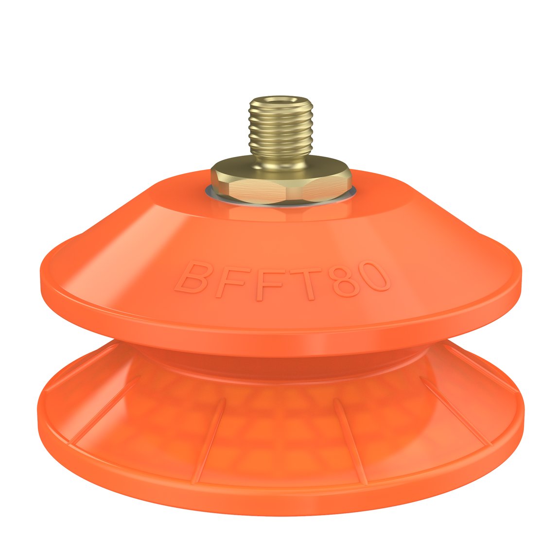 Suction cup BFFT80P-2 Polyurethane 60/60/30 M10x1,5 male with mesh filter - 1