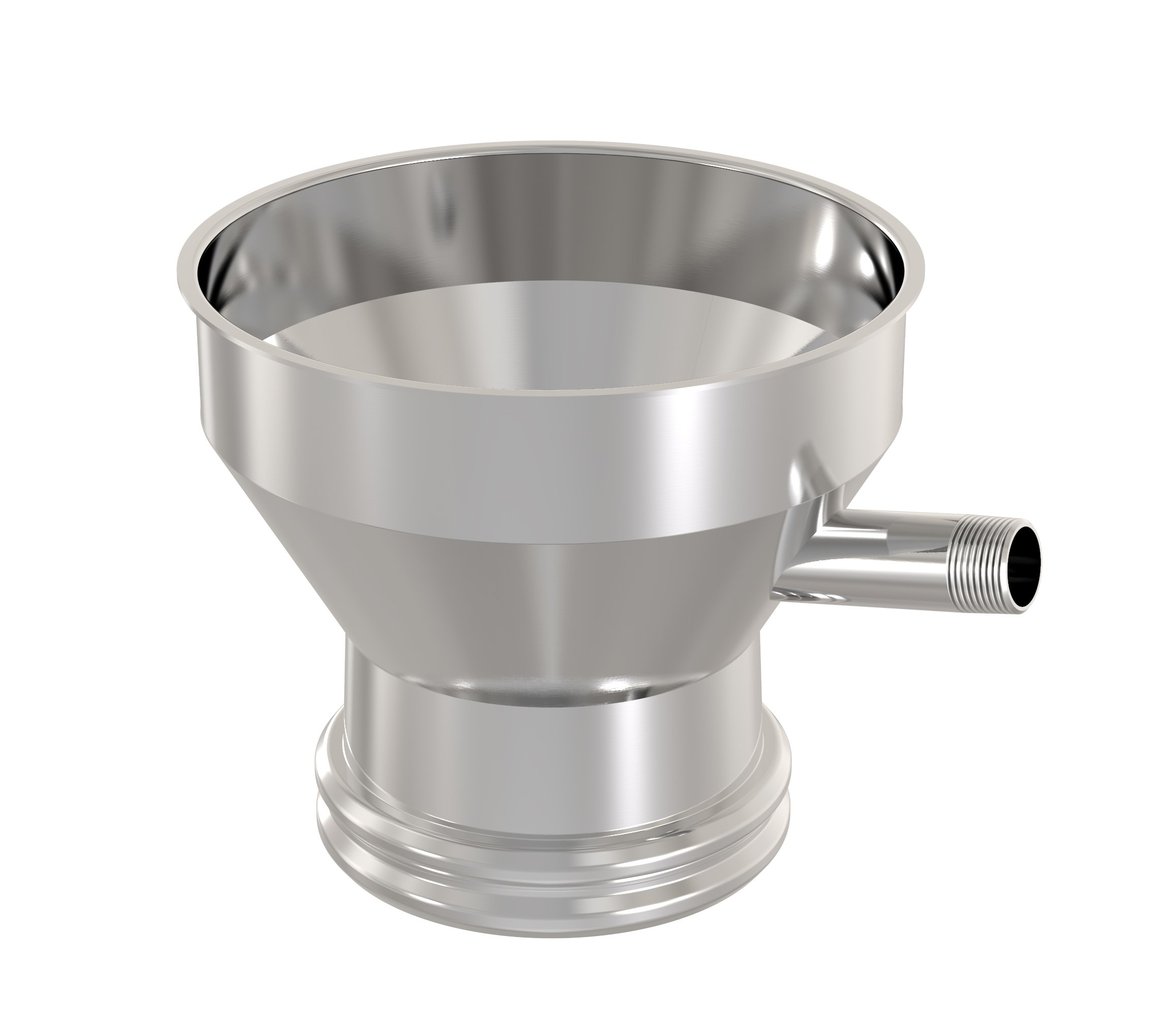 Transition piece D350 to BFM Ø200 mm prepared for filter - 1